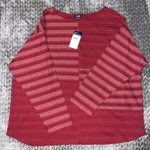 NWT Chaps Oversized Shirt.  Size 1X.